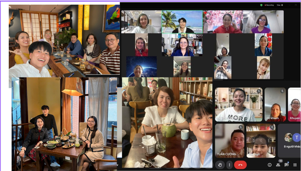 Buổi gặp mặt và lớp học online cùng học viên Sidartha