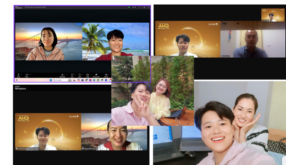 Các buổi coaching 1:1 và đào tạo trực tuyến